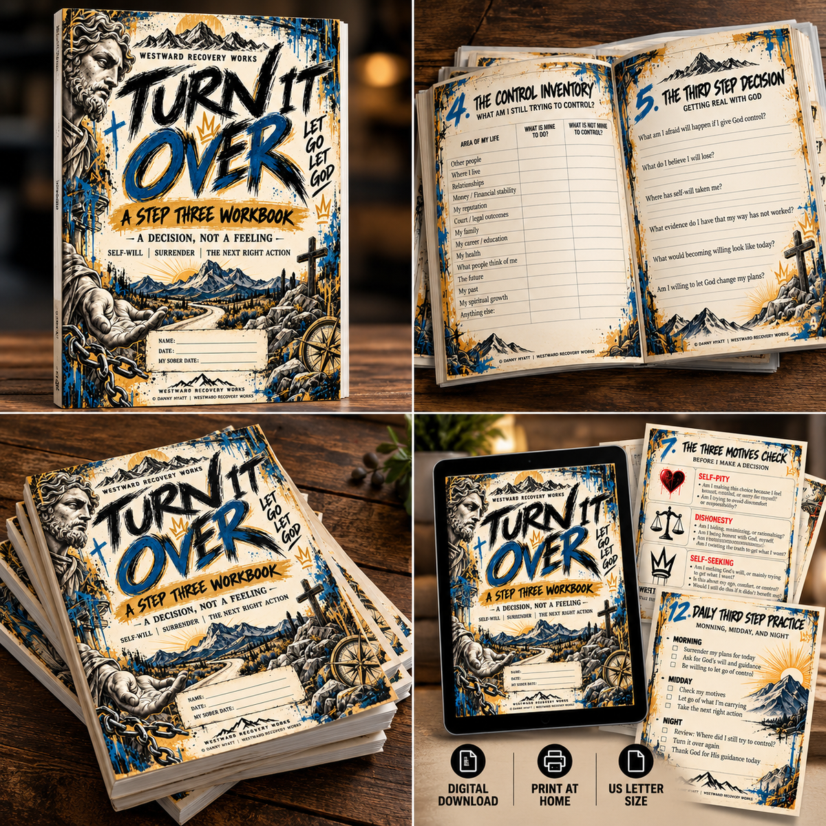 Turn It Over — Step Three Recovery Workbook | Faith-Based Recovery PDF