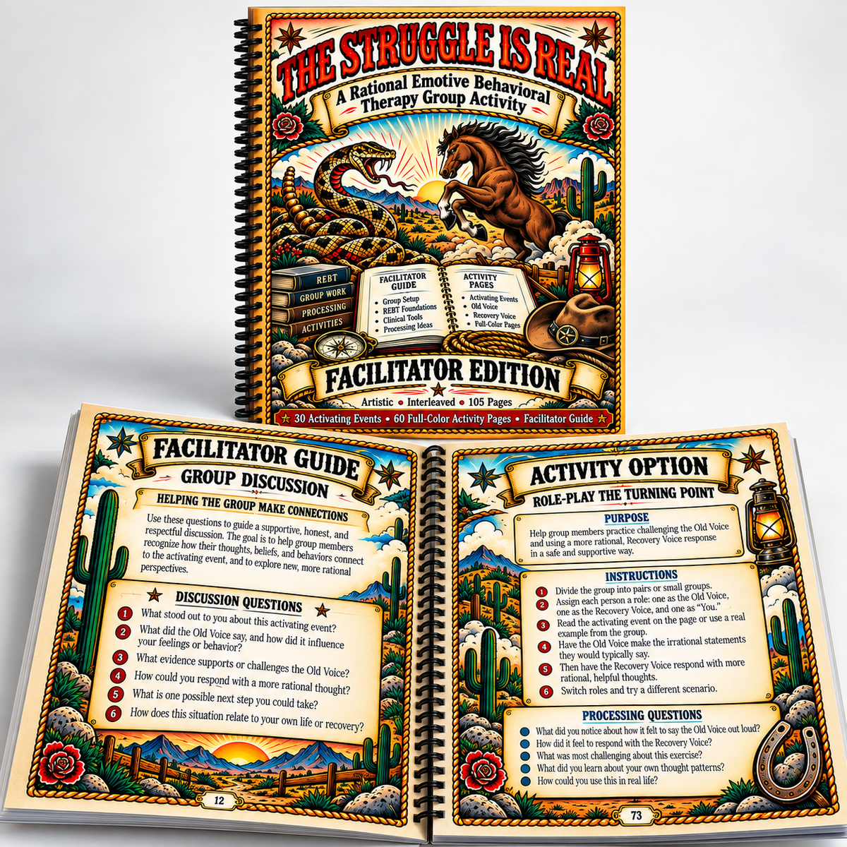 The Struggle Is Real — Complete REBT Thought Wrestling System