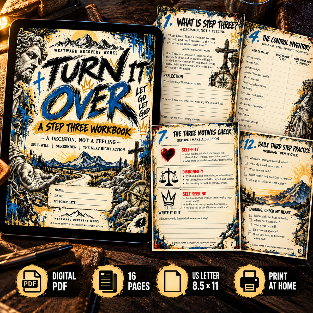 Turn It Over — Step Three Recovery Workbook | Faith-Based Recovery PDF