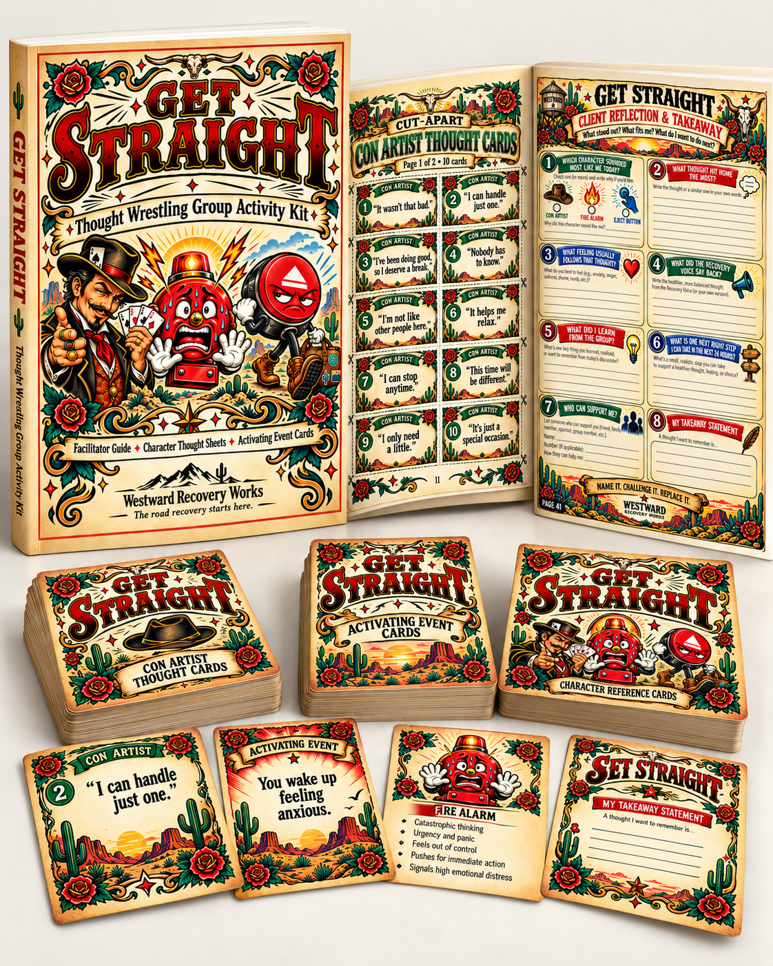 Get Straight - A thought Wrestling REBT Group Activity