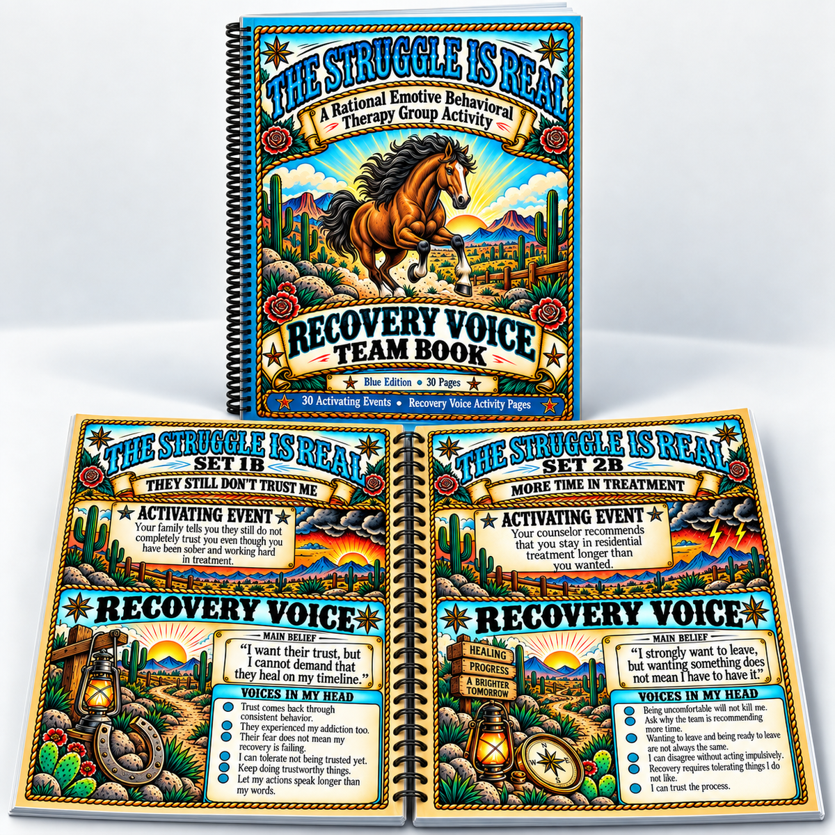 The Struggle Is Real — Complete REBT Thought Wrestling System