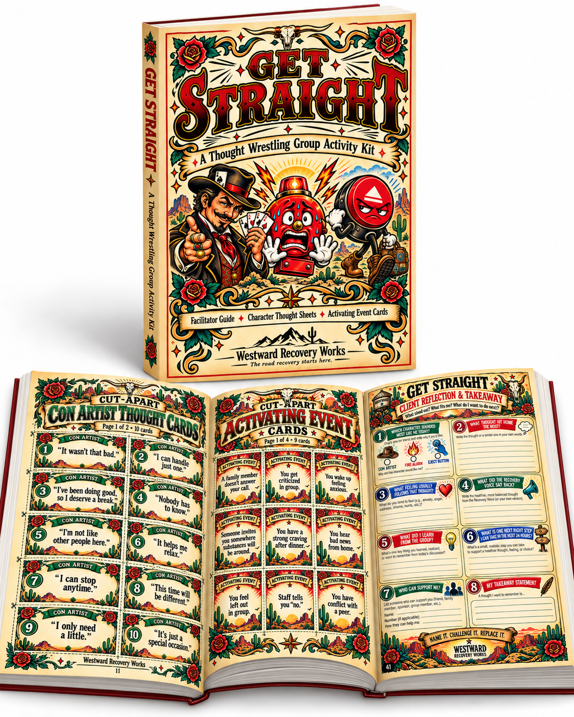 Get Straight - A thought Wrestling REBT Group Activity