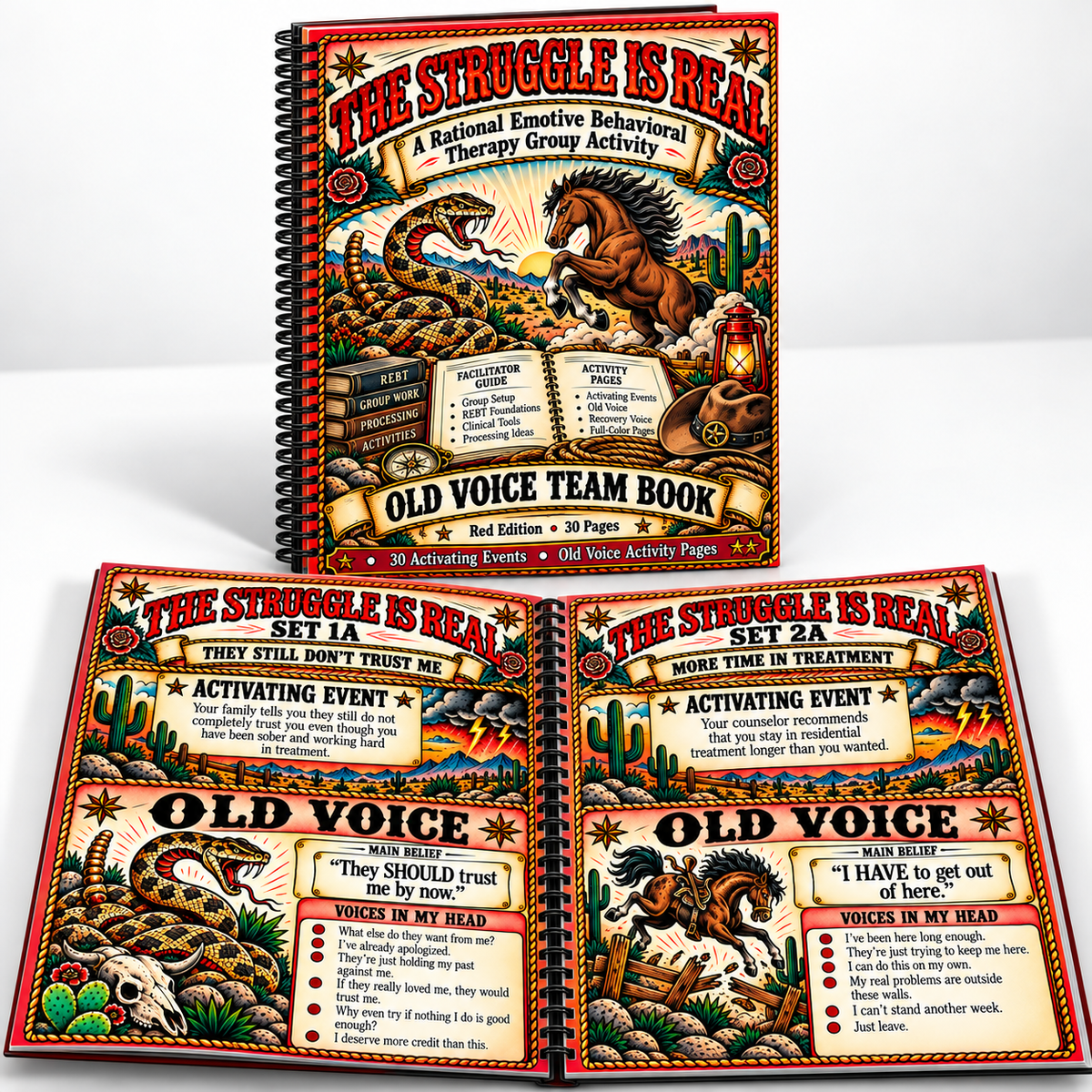 The Struggle Is Real — Complete REBT Thought Wrestling System
